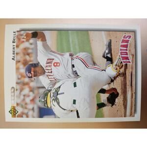 1992 Upper Deck Baseball #137 Albert Belle Cleveland Indians